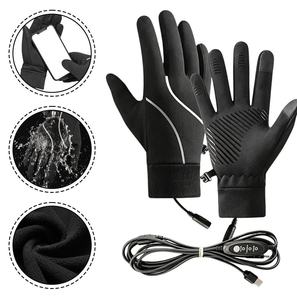 Heated Gloves Electric - Перезаряжаемые перчатки с подогревом, зимние, с