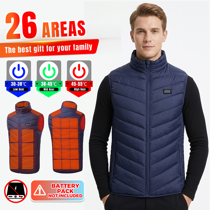 Winter Clothing Hiking - Умный жилет с подогревом, 26 зон,