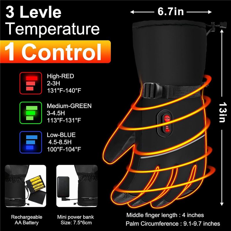 A07T – электрические перчатки  – обзор и цена Heated Gloves Electric