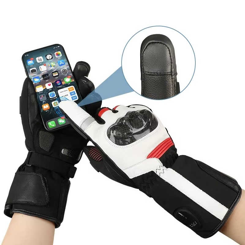 Зимние мотоперчатки с сенсорны – обзор и цена Heated Gloves Electric